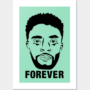 Chadwick Boseman Tribute Forever Posters and Art